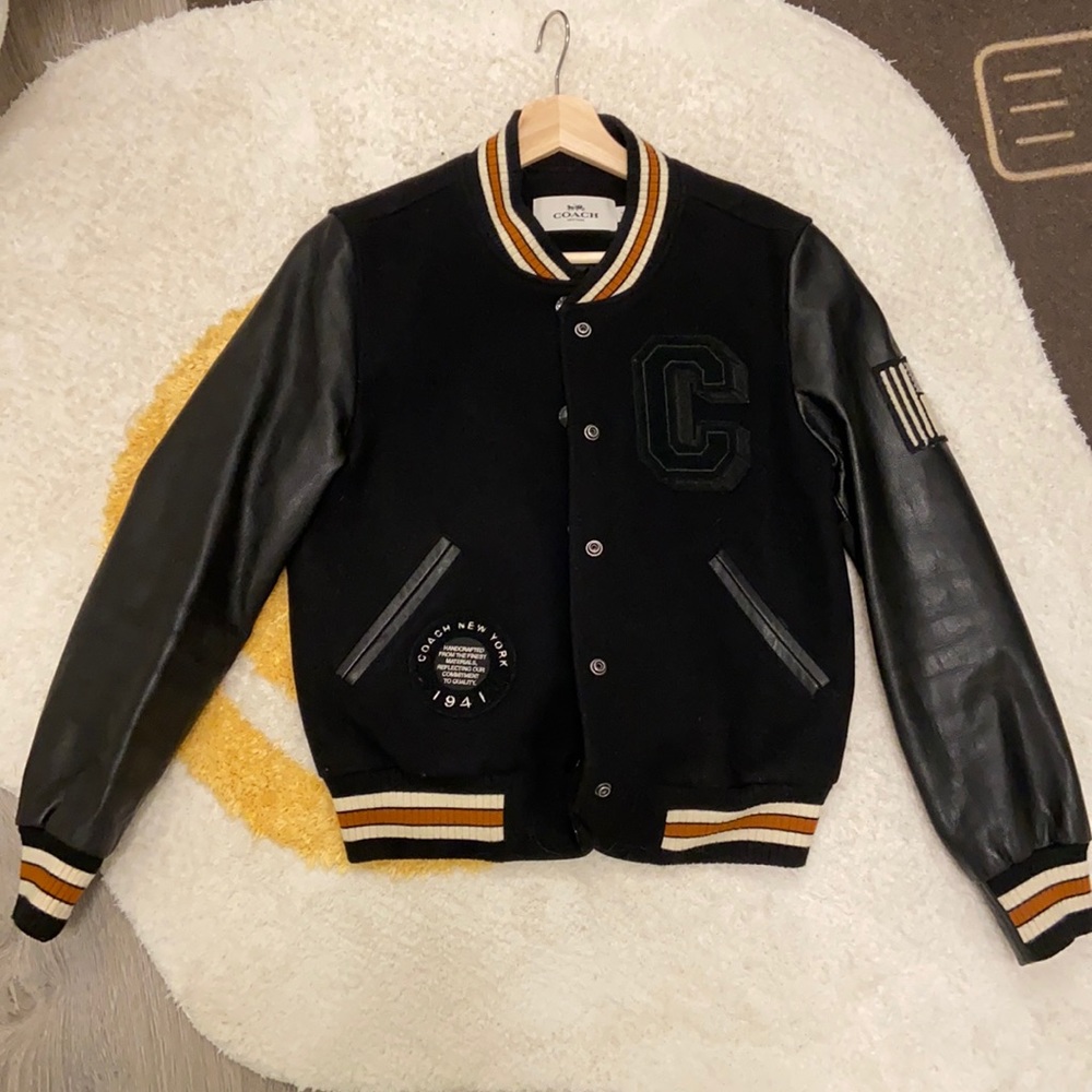 Coach varsity jacket and coat
